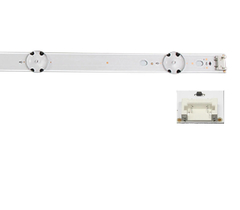 KIT BARRAMENTO DE LED COMPATIVEL LG 43UH6000 / 43UH6100 / 43UF6400 - Diprimeira