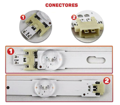 KIT BARRAMENTO DE LED 40JU / 40KU / 40MU - MODELOS NA DESCRIÇÃO na internet
