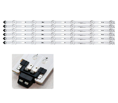 KIT BARRAMENTO DE LED COMPATÍVEL COM TV SAMSUNG UN48JU6000g / UN48JU6020g / UN48JU6500G - comprar online