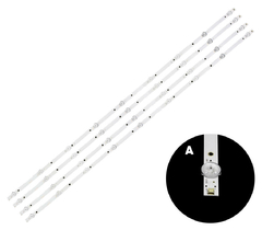 KIT BARRAMENTO DE LED COMPATIVEL 50PU6513/78 - 50PUF6192
