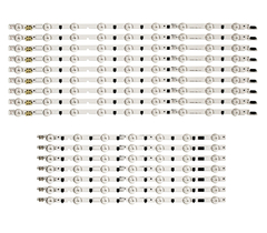 KIT BARRAMENTO DE LED UN50F5200 / UN50F5500 / 50F6400 - (2013SVS50F / D2GE500SCAR3)