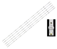 KIT BARRAMENTO DE LED COMPATIVEL 55PUG6513 - 55PUG6513/78 - LE55U7970S