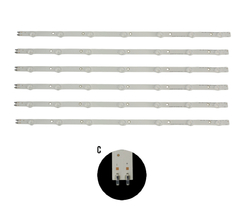 KIT BARRAMENTO DE LED UN55FH6200 / UN55FH6030 / 55EH6070 / UN55EH6050 / UN55EH6030 / UN55EH6001 / UN55EH6000 na internet