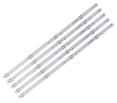 KIT BARRAMENTO DE LED COMPATIVEL LG 55LJ5500 / 55LJ5550 / 55UJ6300 - Diprimeira