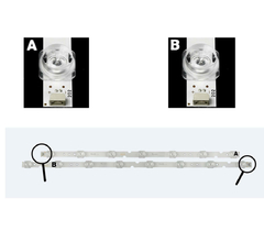 KIT BARRAMENTO DE LED COMPATIVEL TCL 55P65 - 55P8M - 55HR330M07B2 - comprar online