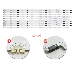 KIT BARRAMENTO DE LED COMPATIVEL SAMSUNG UN55JS7200 / 7200G / 7200AG - comprar online