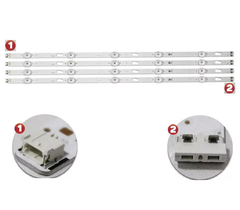 KIT BARRAMENTO DE LED COMPATIVEL SAMSUNG UN55TU7000 / 55TU8000 / 55TU7020 / 55AU7700 - comprar online