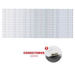 KIT BARRAMENTO DE LED COMPATIVEL TV PHILCO PH58E20 / PH 58E20DSWAG