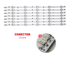 KIT BARRAMENTO DE LED UN60H6300 UN60H6400 UN60H6350 UN60J6300 UN60H6300AG UN60H6400AG UN60H6350AG UN60J6300AG na internet