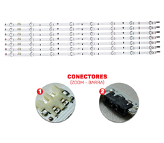 KIT BARRAMENTO DE LED UN60H6300 UN60H6400 UN60H6350 UN60J6300 UN60H6300AG UN60H6400AG UN60H6350AG UN60J6300AG - Diprimeira