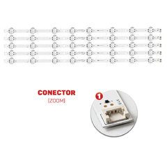 KIT BARRAMENTO DE LED COMPATIVEL 60UN7310PSA - 60UM7270PSA na internet