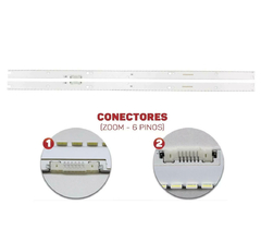 KIT BARRAMENTO DE LED UN65MU6400 / UN65KU6400 / UN65MU6500 / UN65MU6000 na internet