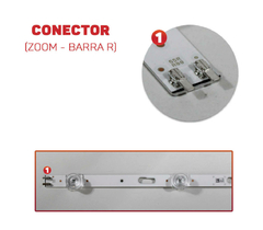 KIT BARRAMENTO DE LED UN65TU7000G / UN65TU8000G / UN65TU7020G - Diprimeira