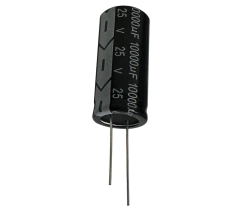 CAPACITOR ELETROLITICO 10000X25V - 10000UF X 25V - 105º GRAUS na internet