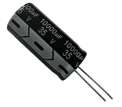 CAPACITOR ELETROLITICO 10000X35V - 10000UF X 35V - 105º GRAUS