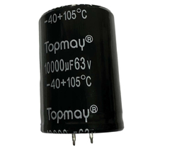 CAPACITOR ELETROLITICO 10000X63V - 10000UF X 63V - 105º GRAUS