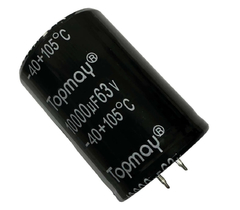CAPACITOR ELETROLITICO 10000X63V - 10000UF X 63V - 105º GRAUS - Diprimeira