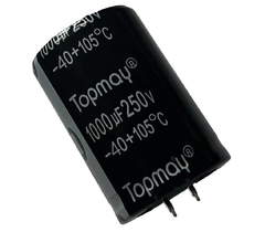 CAPACITOR ELETROLITICO 1000X250V - 1000 UF X 250V - 105º GRAUS - comprar online