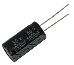 CAPACITOR ELETROLITICO 1000X50V - 1000UF X 50V - 105 GRAUS - comprar online
