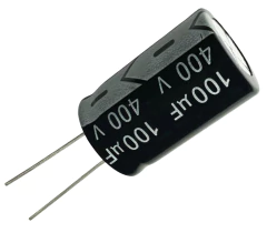 CAPACITOR ELETROLITICO 100X400V - 100UF X 400V - 105º GRAUS na internet