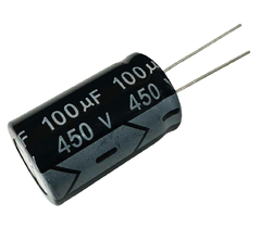 CAPACITOR ELETROLITICO 100X450V - 100UF X 450V - 105º GRAUS - comprar online