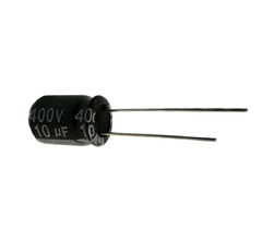 CAPACITOR ELETROLITICO 10X400V - 10UF X 400V - 105º GRAUS na internet