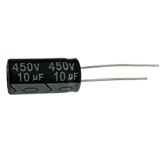 CAPACITOR ELETROLITICO 10X450V - 10UF X 450V - 105º GRAUS na internet