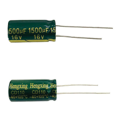 CAPACITOR ELETROLITICO 1500 X 35V - 1500X35V - 105 GRAUS - comprar online