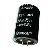 CAPACITOR ELETROLITICO 1500X250V - 1500UF X 250V - 105º GRAUS