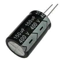 CAPACITOR ELETROLITICO 150X400V - 150UF X 400V - 105 GRAUS na internet