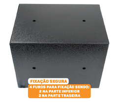 COFRE ELETRONICO DIGITAL 6 LITROS - SENHA E CHAVE - 17EF - Diprimeira