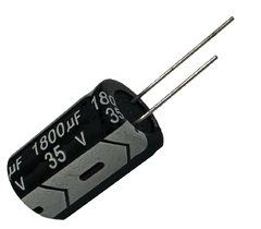 CAPACITOR ELETROLITICO 1800X35V - 1800UF X 35V - 1800MF X 35V - 105 GRAUS - comprar online