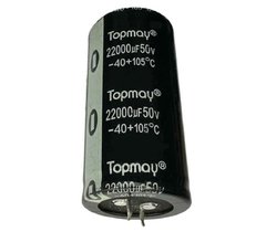 CAPACITOR ELETROLITICO 22000X50V - 22000UF X 50V - 105º GRAUS - comprar online