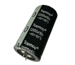 CAPACITOR ELETROLITICO 22000X50V - 22000UF X 50V - 105º GRAUS na internet