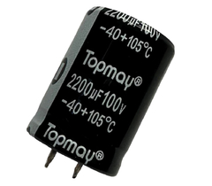 CAPACITOR ELETROLITICO 2200X100V - 2200UF X 100V - 105º GRAUS - comprar online