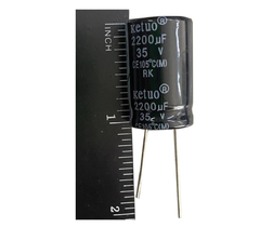 CAPACITOR ELETROLITICO 2200X35V - 2200 UF X 35V - 105º GRAUS na internet