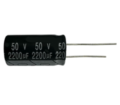 CAPACITOR ELETROLITICO 2200X50V - 2200UF X 50V - 105º GRAUS na internet
