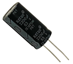 CAPACITOR ELETROLITICO 2200X63V - 2200UF X 63V - 105 GRAUS