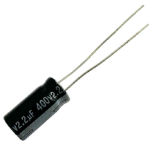 CAPACITOR ELETROLITICO 2,2 X 400V - 2,2UF X 400V - 105º GRAUS - comprar online