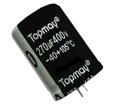 CAPACITOR ELETROLITICO 270X400V - 270UF X 400V - 105º GRAUS na internet