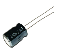 CAPACITOR ELETROLITICO 2,8X400V - 2,8 UF X 400V - 105º GRAUS - comprar online