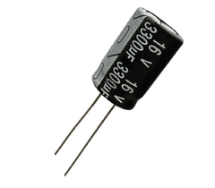 CAPACITOR ELETROLITICO 3300X16V - 3300UF X 16V - 105º GRAUS. - Diprimeira