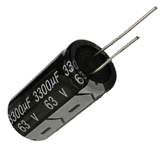 CAPACITOR ELETROLITICO 3300X63V - 3300UF X 63V - 105º GRAUS - comprar online