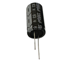 CAPACITOR ELETROLITICO 3300X63V - 3300UF X 63V - 105º GRAUS - Diprimeira