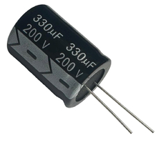 CAPACITOR ELETROLITICO 330X200V - 330 UF X 200 V - 105 GRAUS