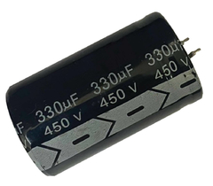 CAPACITOR ELETROLITICO 330X450V - 330 UF X 450V 105 GRAUS