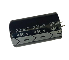 CAPACITOR ELETROLITICO 330X450V - 330 UF X 450V 105 GRAUS - Diprimeira