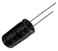 CAPACITOR ELETROLITICO 4700X16V - 4700UF X 16V - 105º GRAUS - comprar online