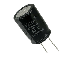 CAPACITOR ELETROLITICO 4700X50V - 4700UF X 50V - 105º GRAUS na internet