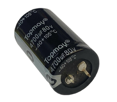 CAPACITOR ELETROLITICO 4700X80V - 4700UF X 80V - 105 GRAUS na internet